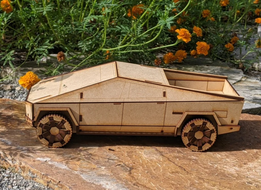 CyberTruck Lasercut Puzzle